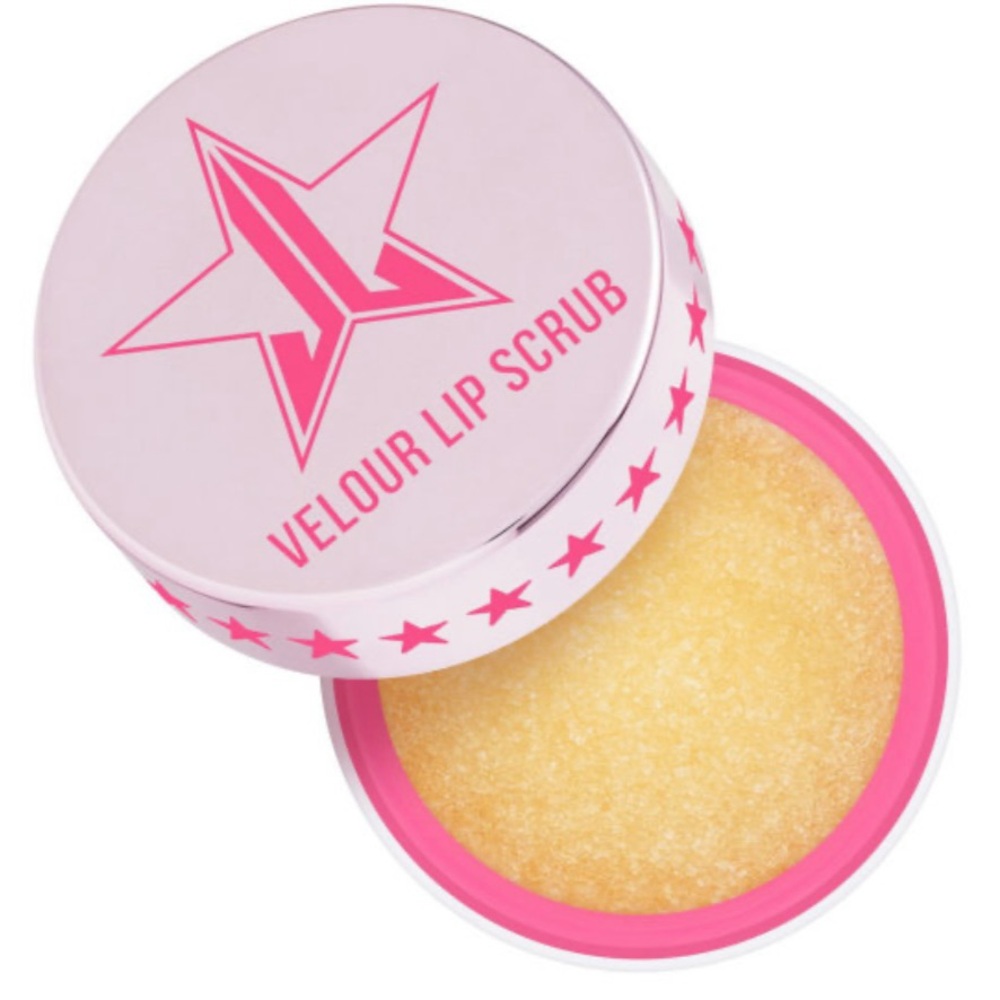 Jeffree Star velour lipscrub in lemon icebox cookies